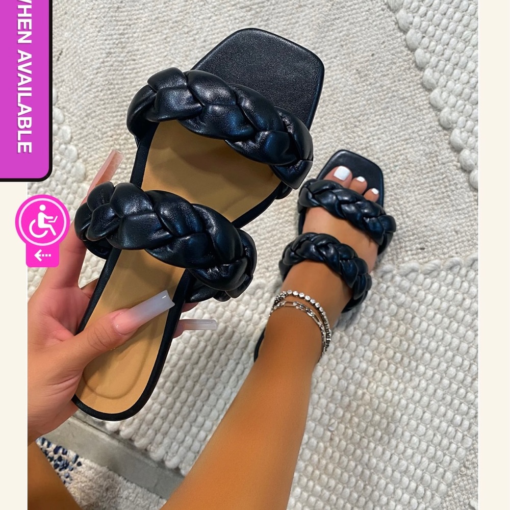 Black sandals